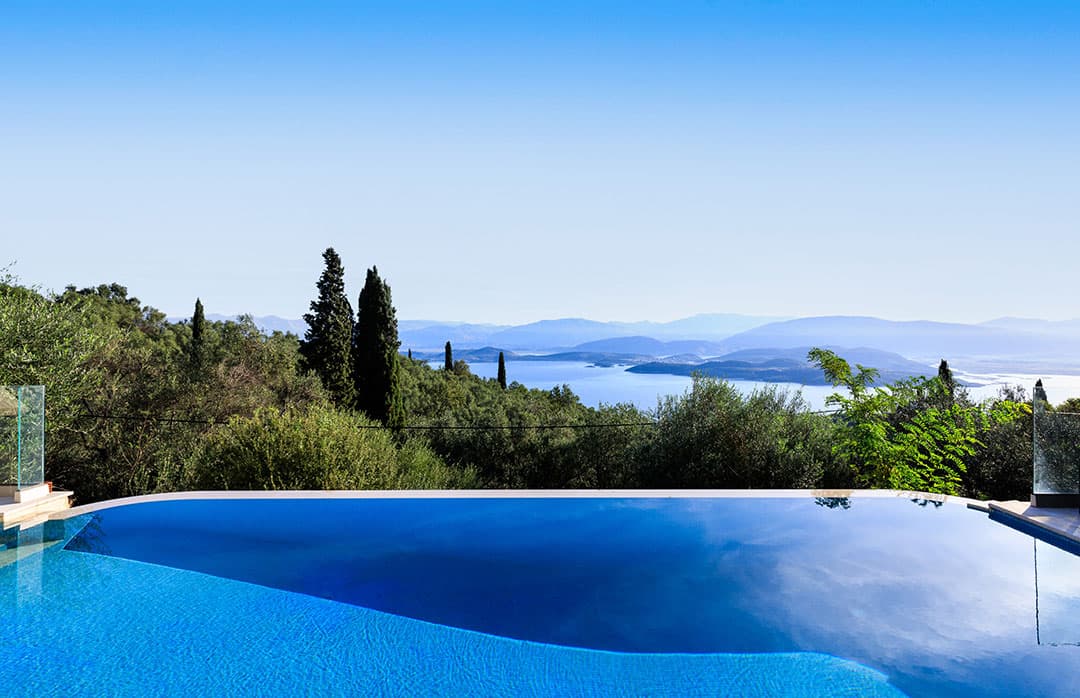 A stunning hillside retreat with panoramic views